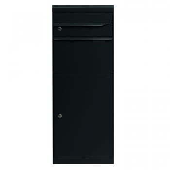 Preview: Paketbriefkasten MEFA Maple (661) Schwarz Grau Semi Matt RAL7021M ohne Namensschild